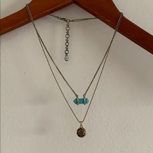 Lucky brand double necklace